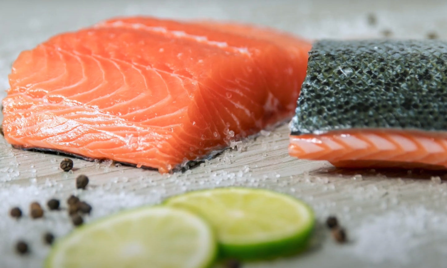 Atlantic salmon fillet – 8 oz, rich in omega-3s, sustainably raised
