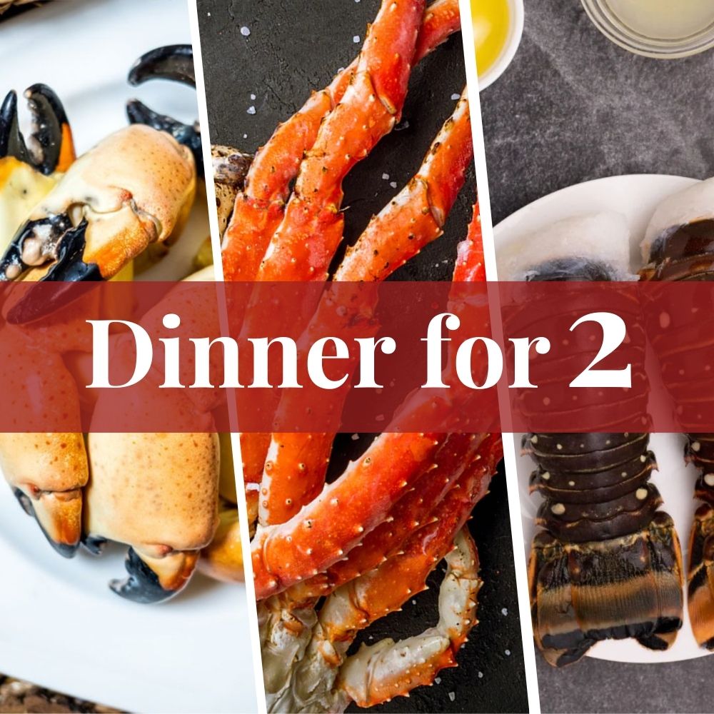 Stone Crab, Lobster Tail, and King Crab Dinner for 2
