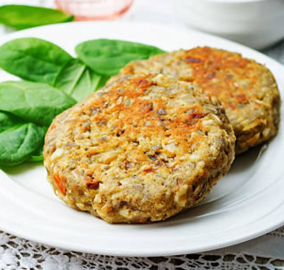 Spinach and feta salmon burger – savory, healthy seafood patty for grilling