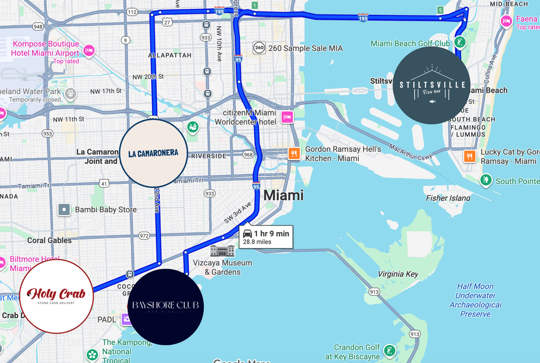 Seafood Spots in Miami