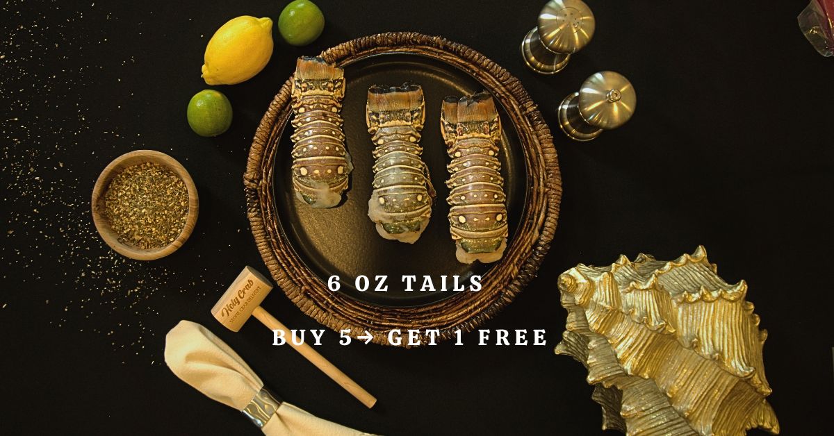 6 oz Fresh Florida Lobster Tails – Premium, Wild-Caught, Shipped to Your Door
