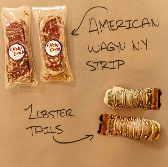 Lobster Tail & NY Wagyu Bundle