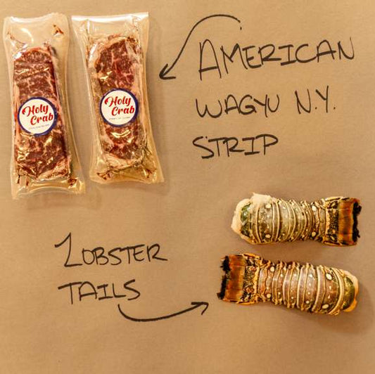 Lobster Tail & NY Wagyu Bundle