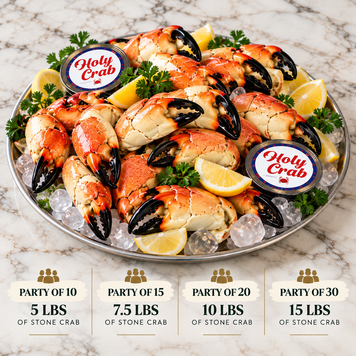 Stone Crab Party Platter