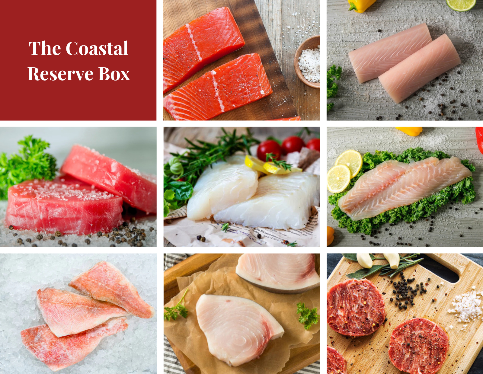 SUNDAY SPECIAL - The Coastal Reserve Box w/ FREE Wagyu Burgers - 11/16/25