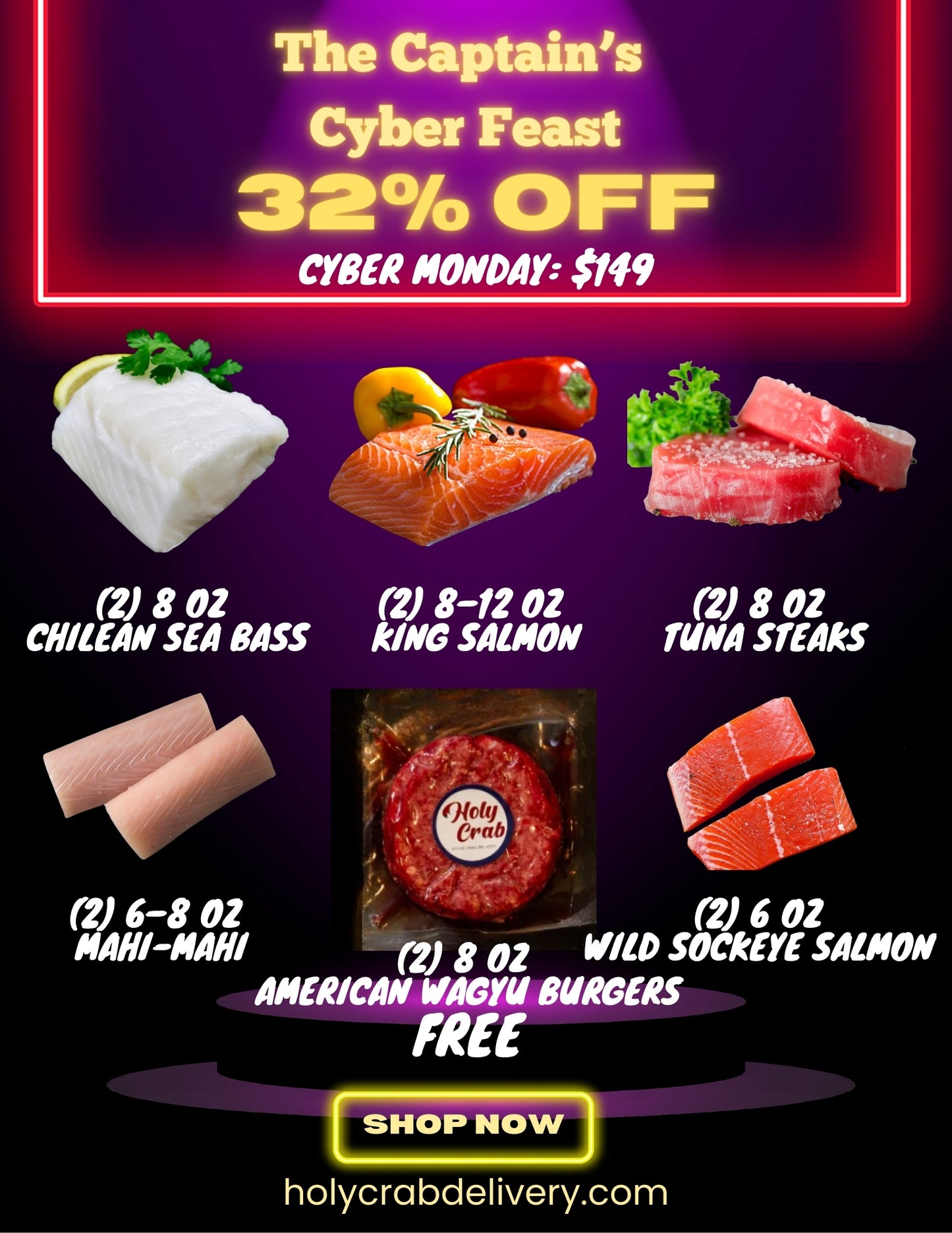 Cyber Monday Exclusive EXTENDED: The Captain’s Cyber Feast — 32% OFF