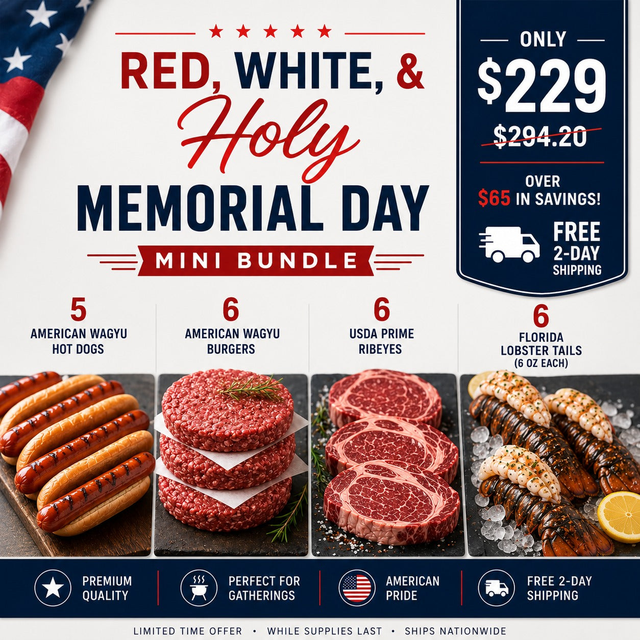 Red, White and Holy Memorial Day Bundle