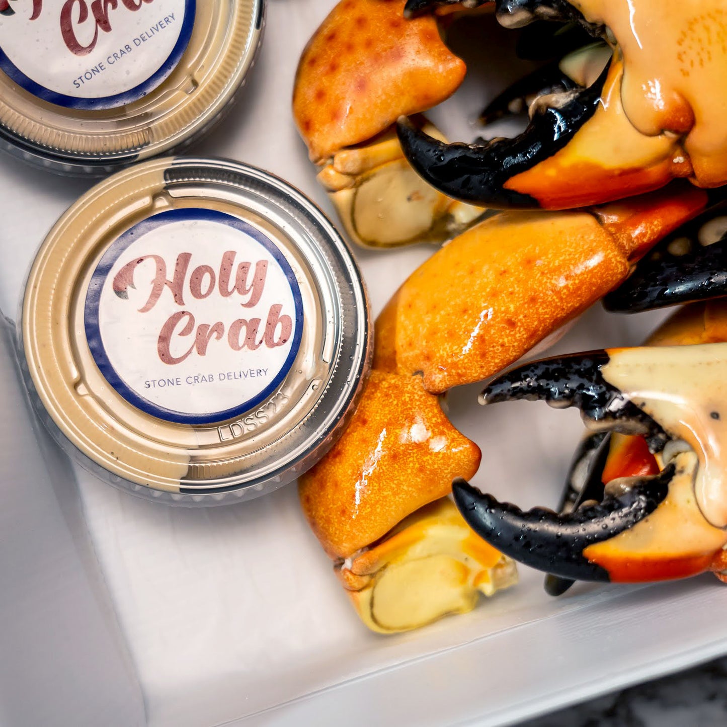 Mustard Sauce Stone Crabs