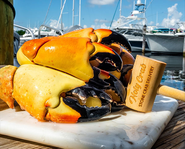 Stone Crab Claws by the ocean